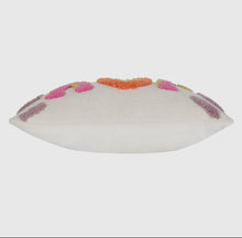 Load image into Gallery viewer, Joy tufted cushion in pink and orange
