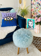 Load image into Gallery viewer, ‘All Eyes on You’ boucle eye cushion