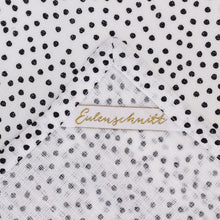 Load image into Gallery viewer, Black and white spot linen tea towels