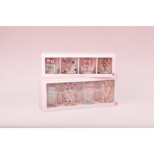 Load image into Gallery viewer, Terrazzo pastel print glasses set of 4