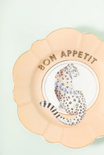 Load image into Gallery viewer, Leopard flower plate by Yvonne Ellen