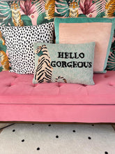 Load image into Gallery viewer, Hello Gorgeous tiger cushion by Yvonne Ellen