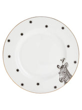 Load image into Gallery viewer, Zebra monochrome side plate by Yvonne Ellen