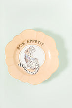 Load image into Gallery viewer, Leopard flower plate by Yvonne Ellen