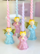 Load image into Gallery viewer, Ceramic baby pink angel candle holder - large. By RICE DK