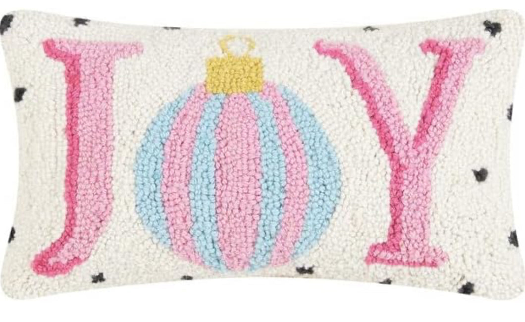 Joy bauble cushion