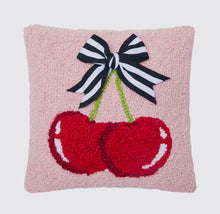 Load image into Gallery viewer, Cherry bow cushion
