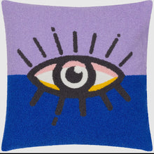 Load image into Gallery viewer, ‘All Eyes on You’ boucle eye cushion
