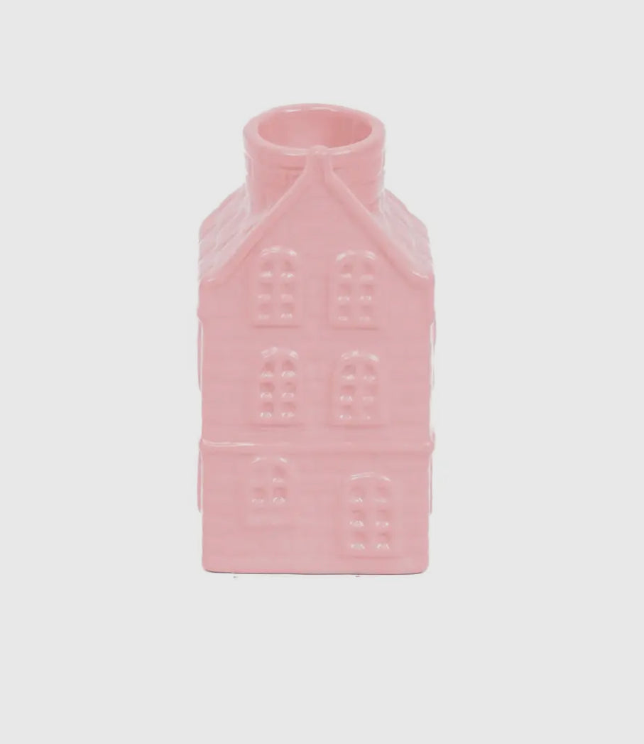 Ceramic house candle holder (2 colours)