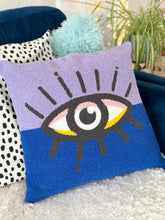 Load image into Gallery viewer, ‘All Eyes on You’ boucle eye cushion
