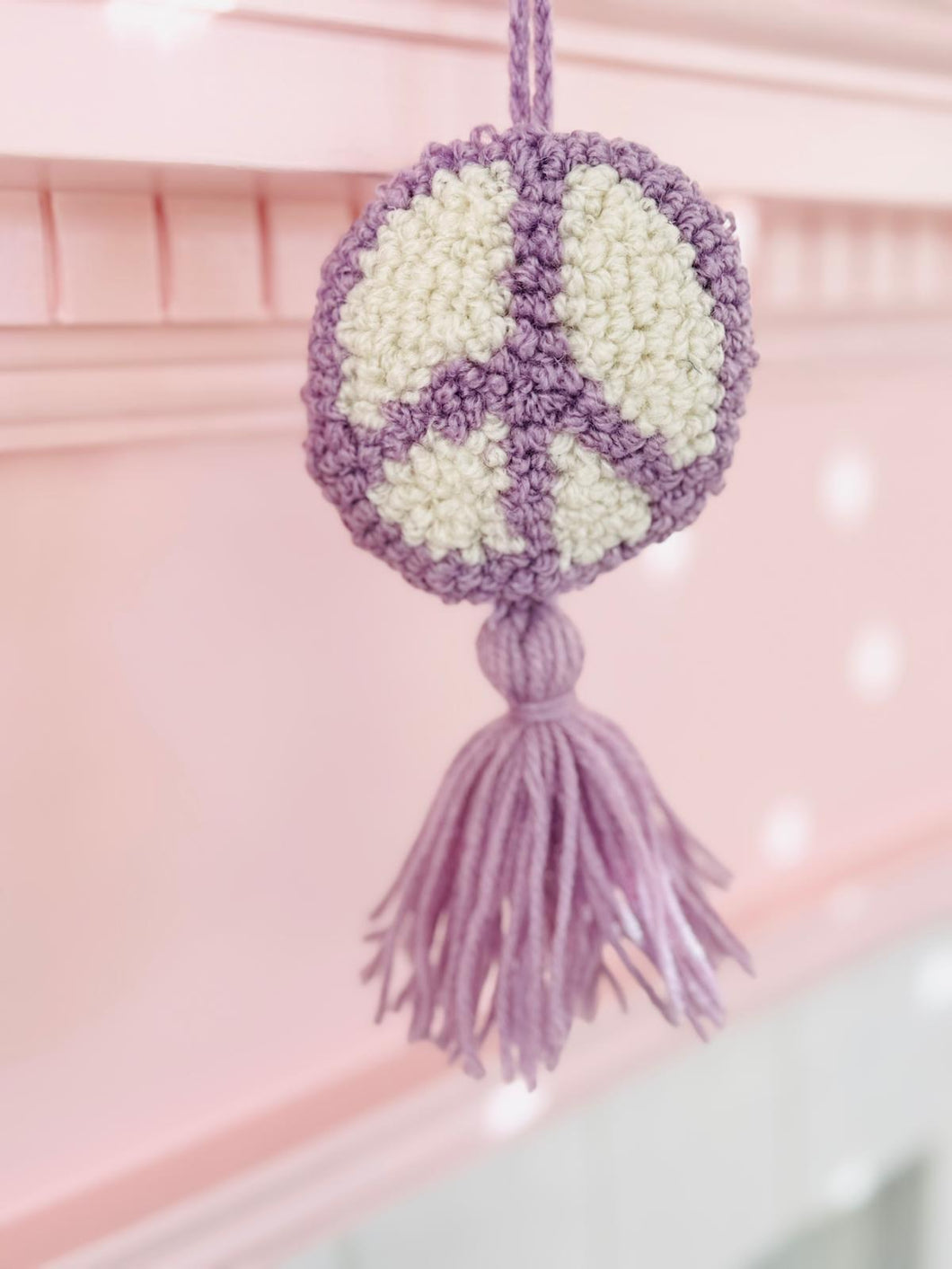 Punch needle hanging decorations