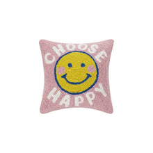 Load image into Gallery viewer, Choose Happy Smiley cushion
