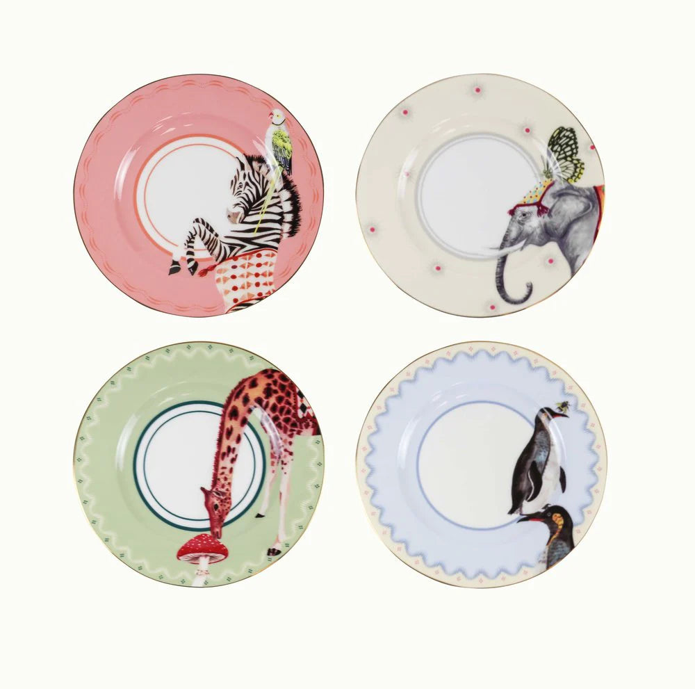 Carnival animals cake plate set by Yvonne Ellen