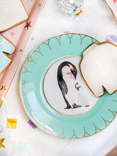 Load image into Gallery viewer, Animal Christmas tea plates by Yvonne Ellen - set of 4
