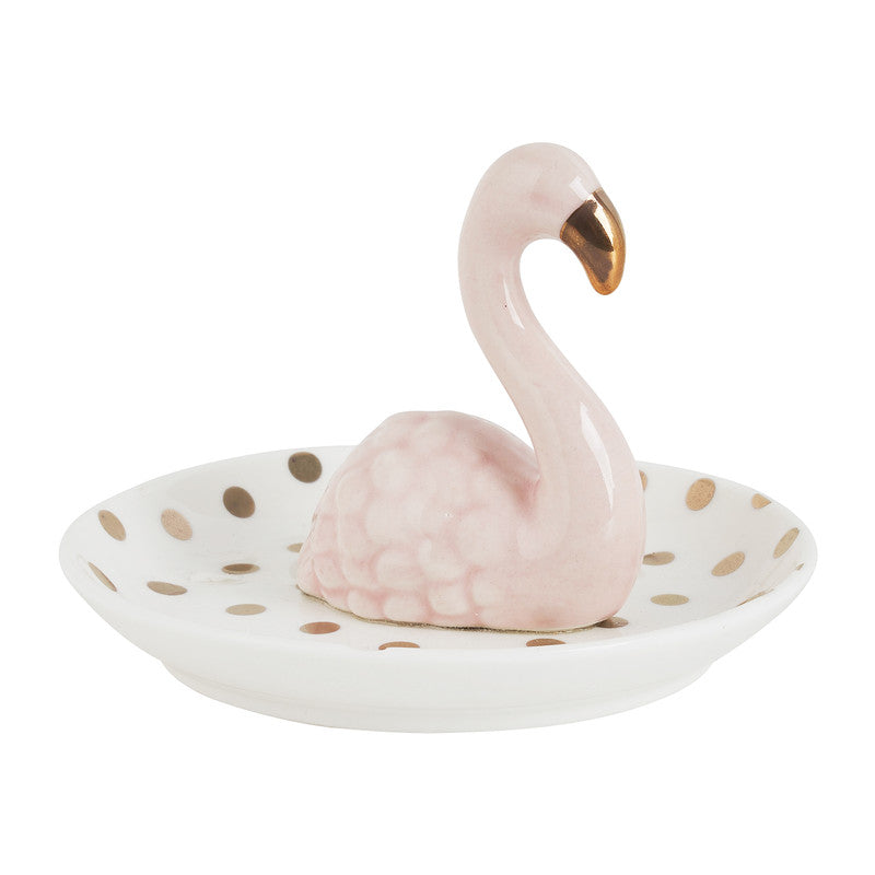 Flamingo trinket dish