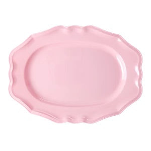 Pink melamine serving dish by Rice DK