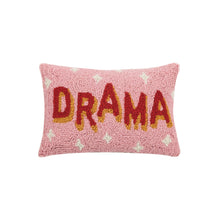 Load image into Gallery viewer, Drama pink and red wool hook cushion
